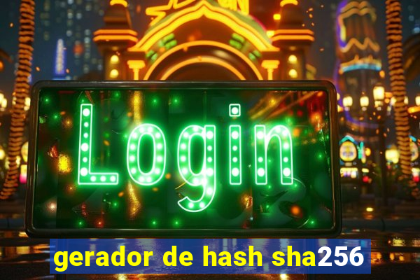 gerador de hash sha256